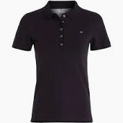 1985 SLIM PIQUE POLO, BDS -BLACK